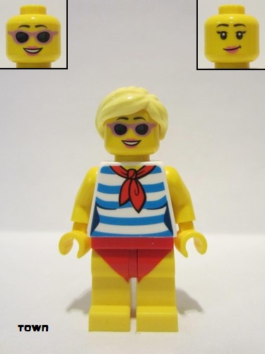 lego 2018 mini figurine twn352 Citizen