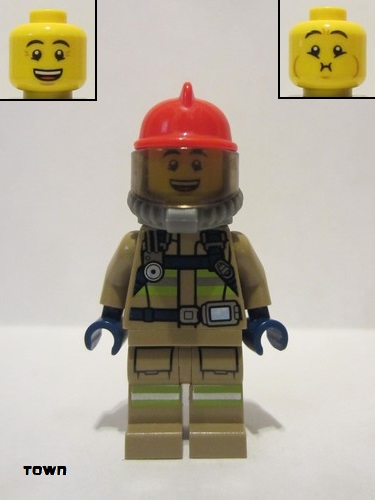 lego 2019 mini figurine cty0960 Fire