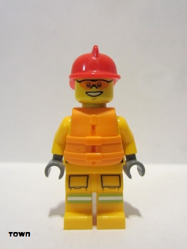 lego 2019 mini figurine cty0974 Fire