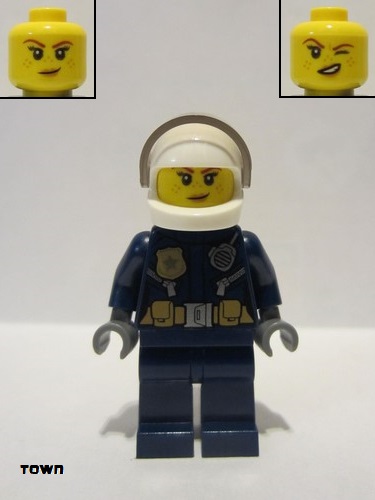 LEGO Minifigures Man Pilot Driver Town Omino Minifig Set 6646 1x zip009 