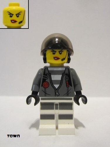 lego 2019 mini figurine cty0994 Sky Police - Jail Prisoner