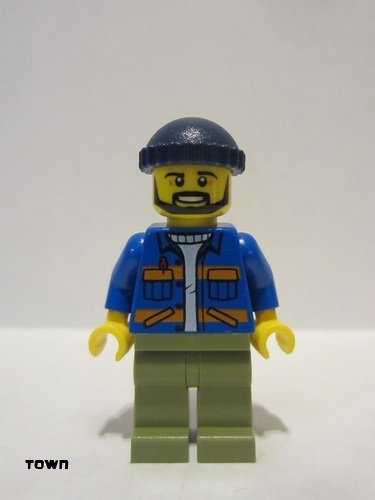 lego 2019 mini figurine cty0996 Dock Worker