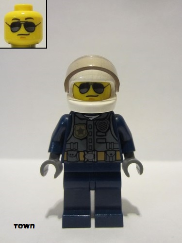 lego 2019 mini figurine cty1001 Police - City Pilot