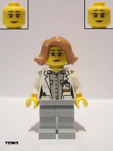 lego 2019 mini figurine cty1035 Scientist, Botanist