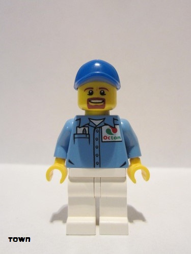 lego 2019 mini figurine cty1075 Gas Station Worker