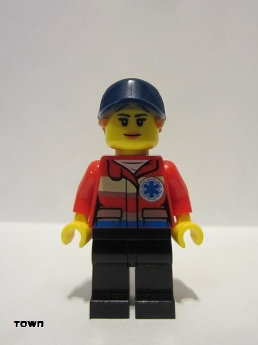 lego 2019 mini figurine cty1083 Ski Patrol Member