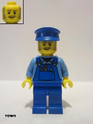 lego 2019 mini figurine twn361a Mechanic