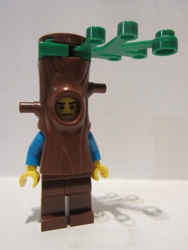 LEGO City Minifigure new Photographer in tree trunk from Set 40267 