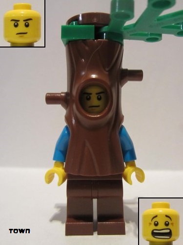 lego 2020 mini figurine cty1098 Nature Photographer Tree Disguise Déguisement d'arbre