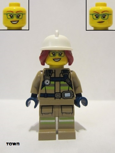 lego 2020 mini figurine cty1113 Fire Fighter