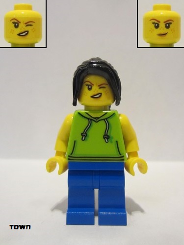 lego 2020 mini figurine cty1117 Tourist / Surfer