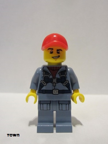 lego 2020 mini figurine cty1163 Ocean Mini-Submarine Pilot