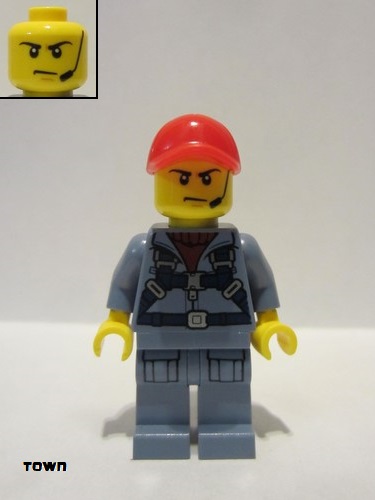 lego 2020 mini figurine cty1168 Ocean Submarine Pilot