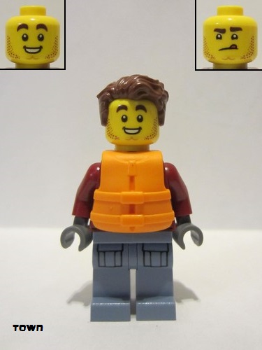 lego 2020 mini figurine cty1174 Harl Hubbs