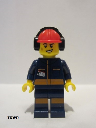 lego 2020 mini figurine cty1183 Airport Flagman