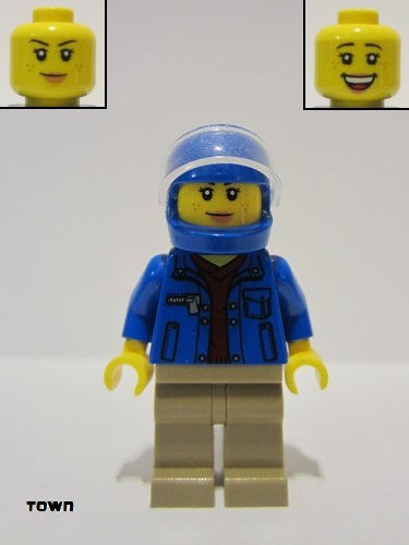 lego 2020 mini figurine cty1199 Pilot Rivera