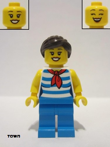 lego 2020 mini figurine cty1213 Diner Employee