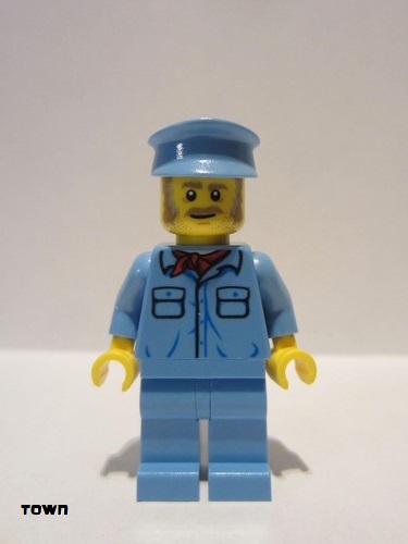 lego 2020 mini figurine trn254 Train Worker