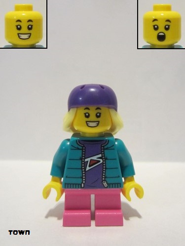 lego 2021 mini figurine cty1230 Skater