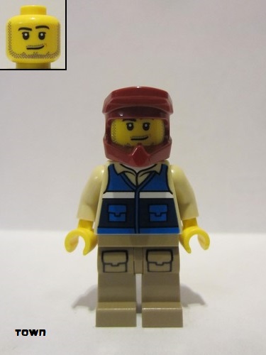 lego 2021 mini figurine cty1301 Wildlife Rescue Explorer