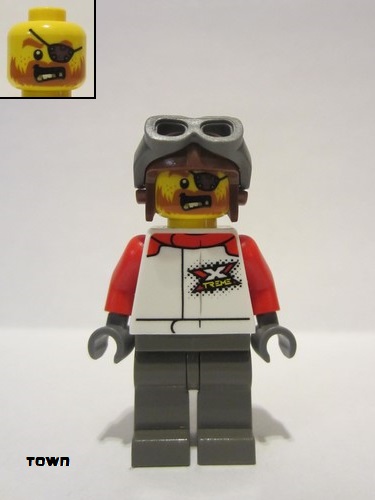 lego 2021 mini figurine cty1324 Stuntz Driver