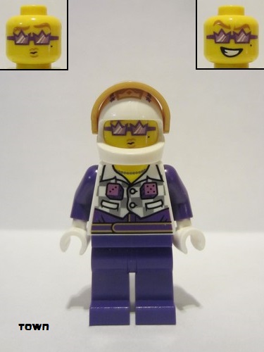 lego 2021 mini figurine cty1327 Stuntz Driver