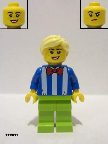 lego 2021 mini figurine twn414 Fairground Worker