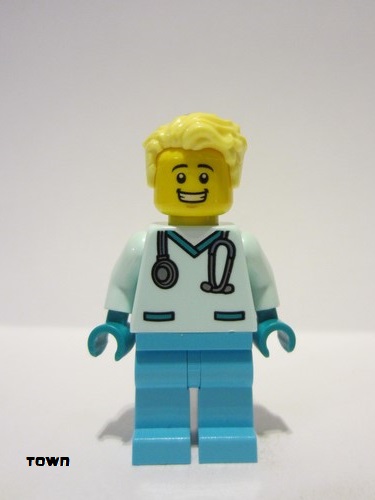 lego 2022 mini figurine cty1345 Dr. Spetzel  