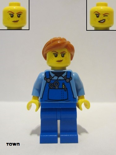 lego 2022 mini figurine cty1348 Janitor