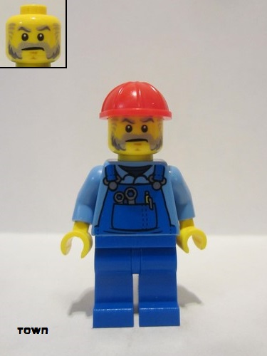 lego 2022 mini figurine cty1406 Mechanic