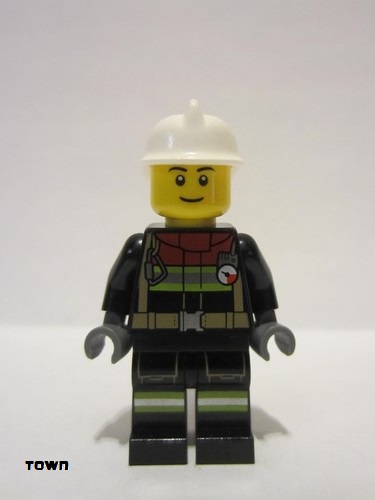 lego 2022 mini figurine cty1449 Fire Fighter