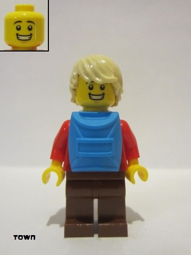 lego 2022 mini figurine cty1473 Passenger