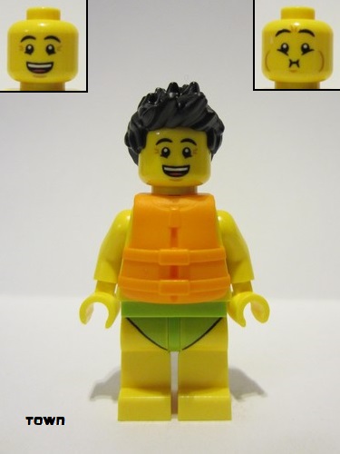 lego 2022 mini figurine cty1476 Sudsy Simon Tub Racer Stuntz Driver 