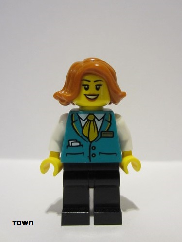 lego 2022 mini figurine cty1491 Bus Driver