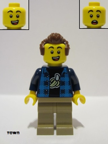 lego 2022 mini figurine cty1498 Stuntz Spectator