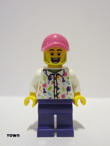 lego 2022 mini figurine twn432 Balloon Vendor