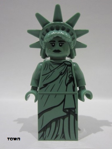 lego 2022 mini figurine twn443 Lady Liberty