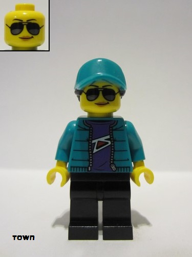 lego 2023 mini figurine cty1537 Driver