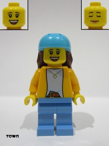 lego 2023 mini figurine cty1594 Scooter Rider