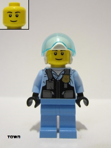 lego 2023 mini figurine cty1618 Police - City Officer