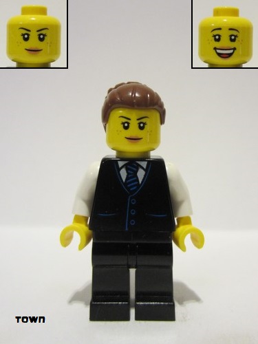 lego 2023 mini figurine cty1652 Hotel Receptionist