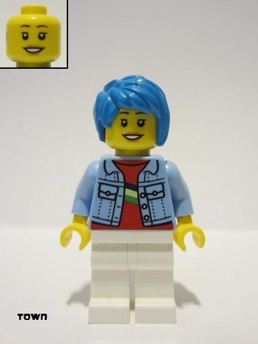 lego 2023 mini figurine twn483 Aki Jones Gamer 