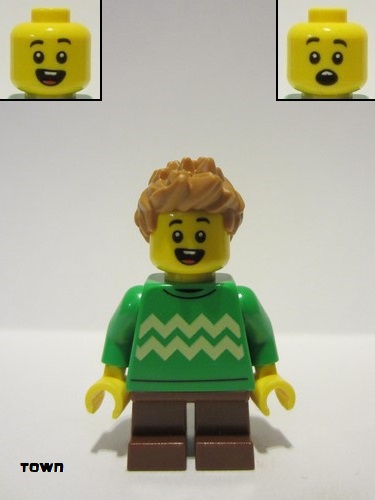 lego 2023 mini figurine twn488 Museum Visitor