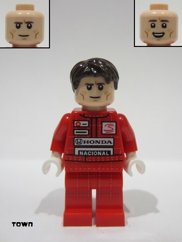 lego 2024 mini figurine twn497 Ayrton Senna  