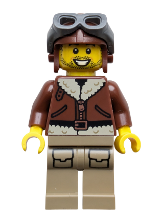 lego 2026 mini figurine cty1985 Airplane Pilot