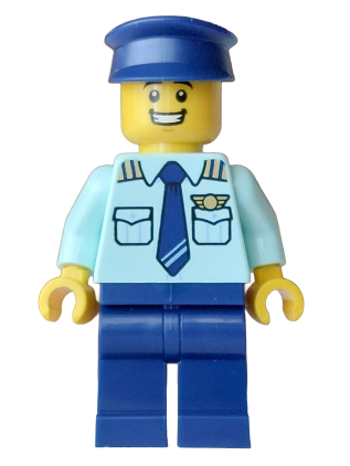 lego 2026 mini figurine cty2002 Pilot