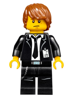 lego 2014 mini figurine uagt003 Agent Max Burns