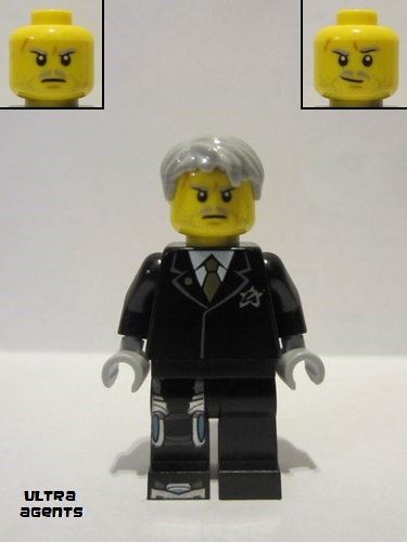 lego 2014 mini figurine uagt010 Agent Solomon Blaze  