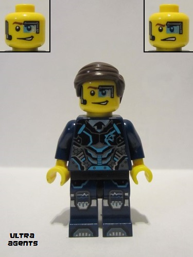 lego 2015 mini figurine uagt033 Agent Curtis Bolt