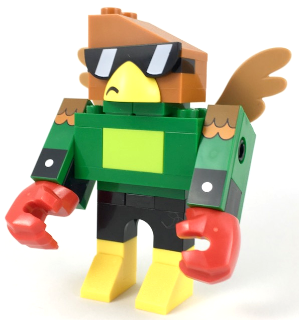 lego 2018 mini figurine uni09 Hawkodile  